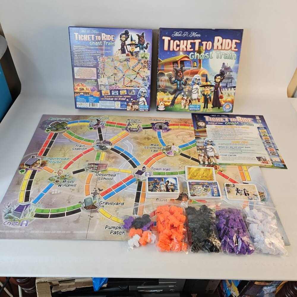 Ticket to Ride Ghost Train Board Game Days of Wonder
